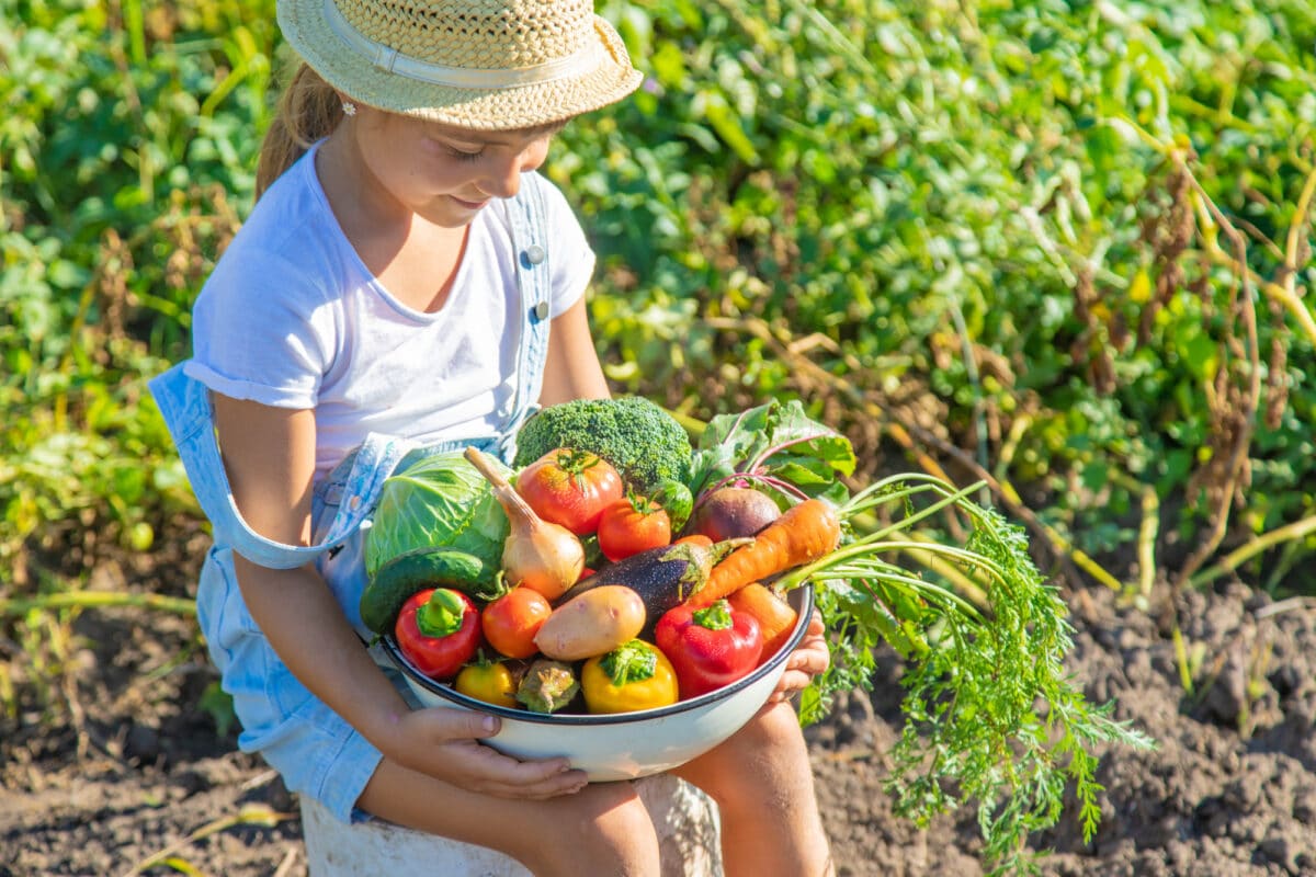 De la semence à la récolte : la magie du jardinage à travers le regard émerveillé d'une enfant
