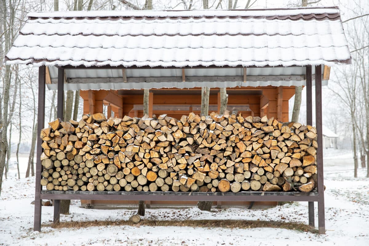 L'abri parfait : Un refuge pour le bois, préservant sa qualité et favorisant un séchage optimal