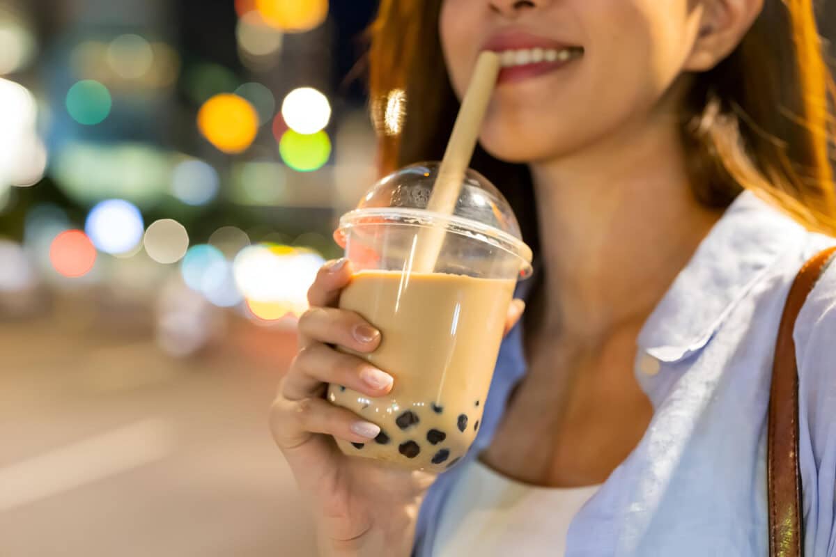 En Thaïlande, le bubble tea est une véritable institution, on en trouve dans tous les commerces comme les cafés en France